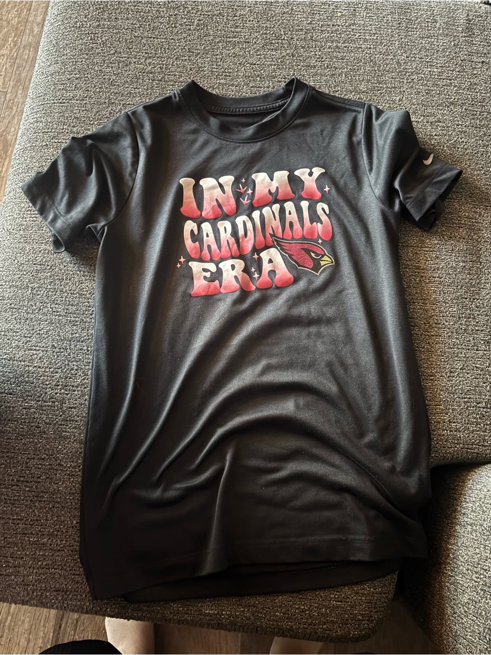 Nike Black Short-Sleeve 'In My Cardinals Era' Graphic Tee
